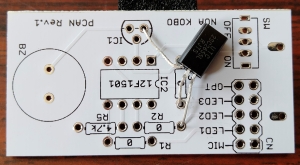 基板にトランジスタを乗せてみた
