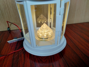 点灯しましたが